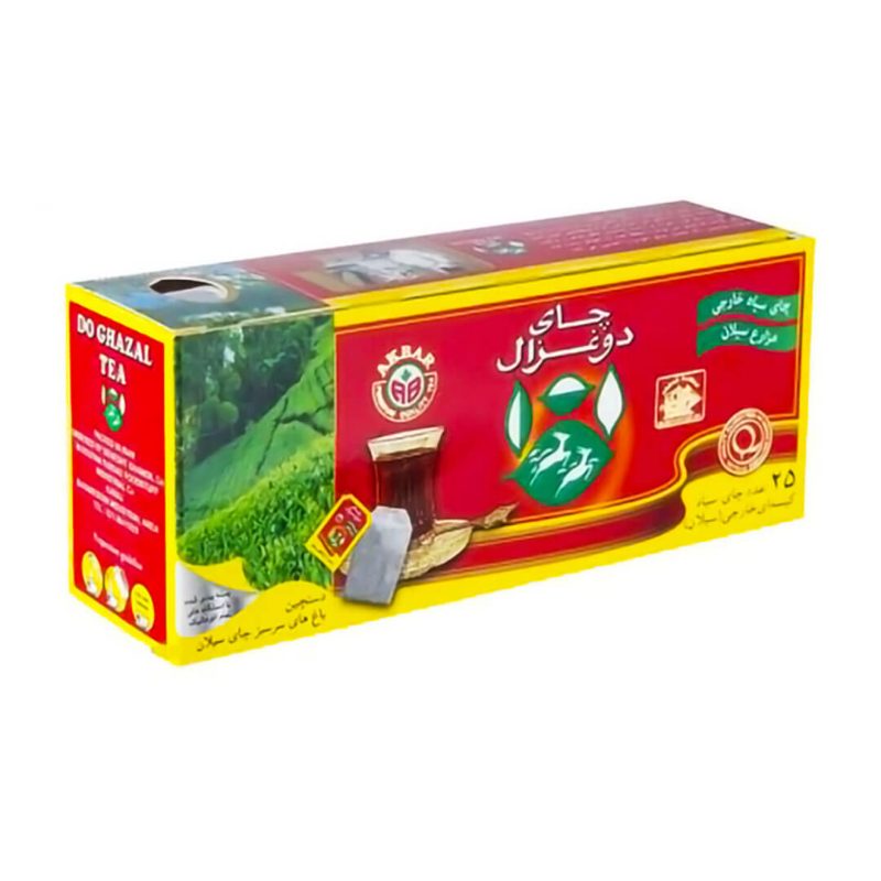 چای کیسه ای25عددی دوغزال